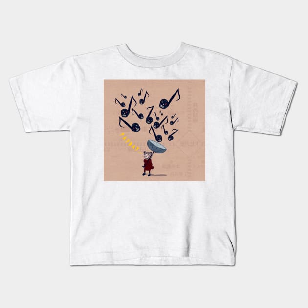 rain check Kids T-Shirt by Beni-Shoga-Ink